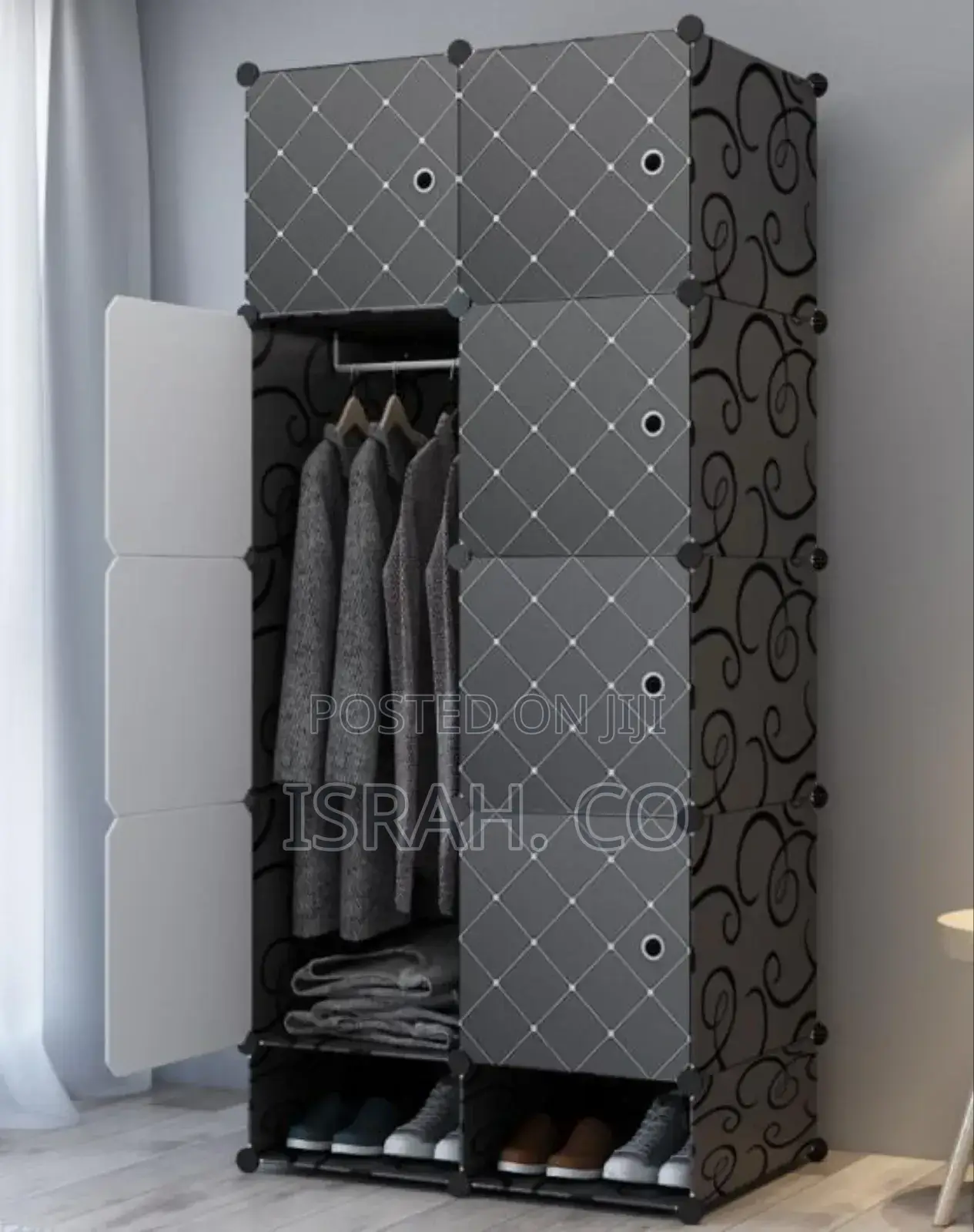 2column Plastic Wardrobe