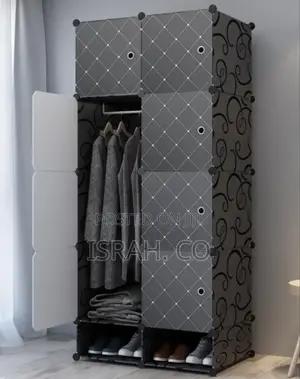 2column Plastic Wardrobe