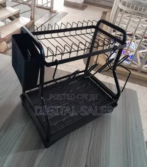 Dish Rack Drainer 2layer Black Color