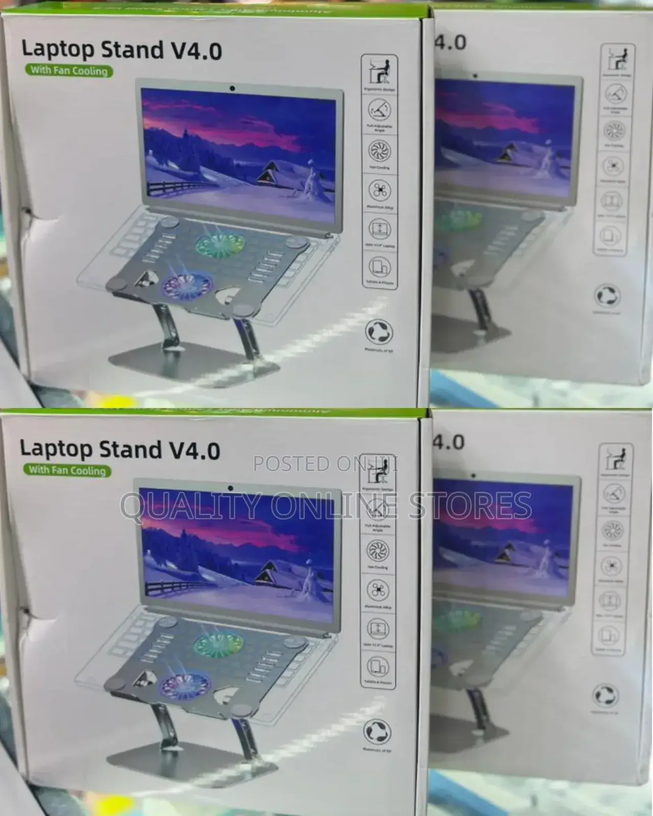 Foldable Aluminum Laptop Stand