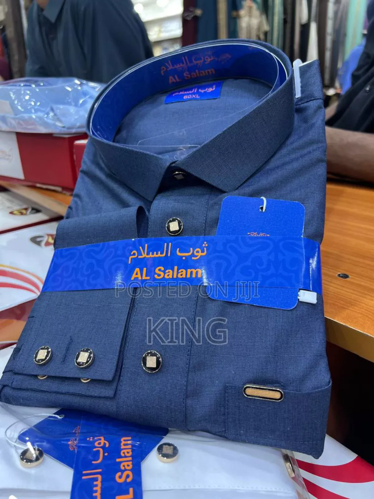 Devout Style Kanzu. Navy Blue