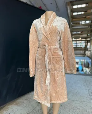 Cotton Bathrobe Brown