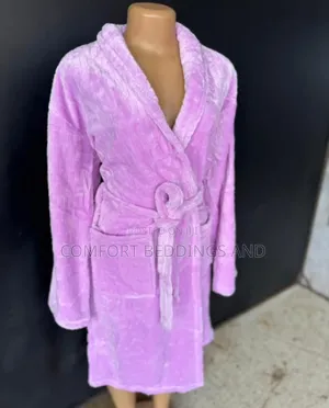 Cotton Bathrobe Light Purple