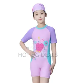 Cartoon Kids Swimsuit Swimming Costume One-Piece (3 - 12yrs)