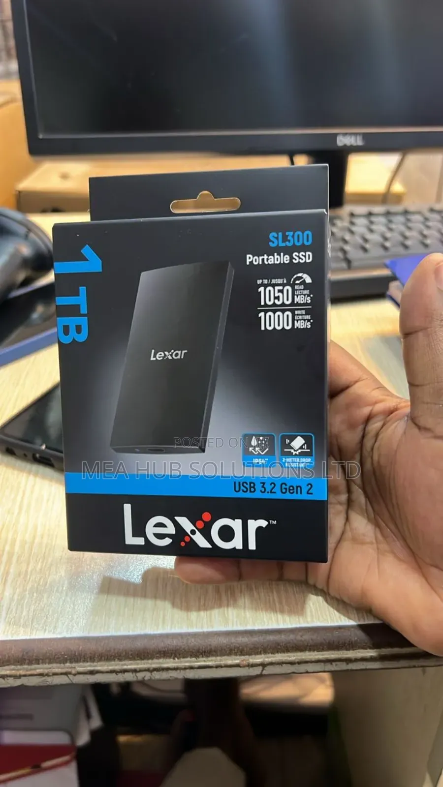 1tb SSD External Lexar Drive 1050mbs