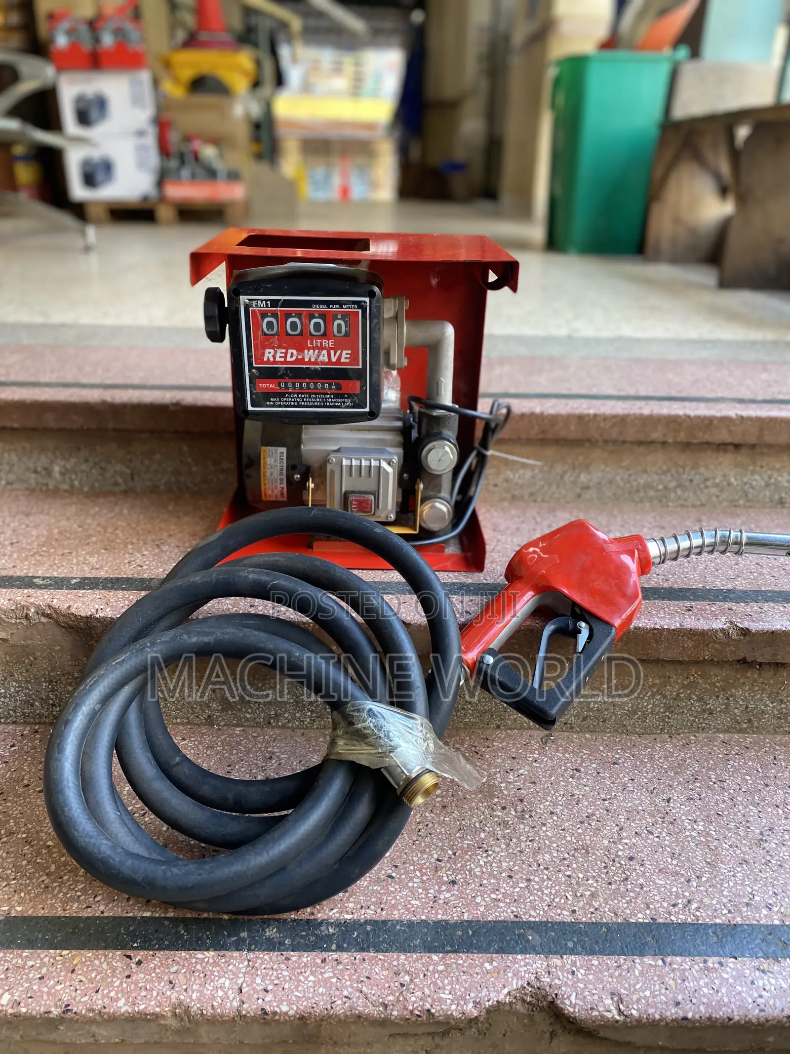 Fuel Pump/Dispenser Ar Motor Red Wave