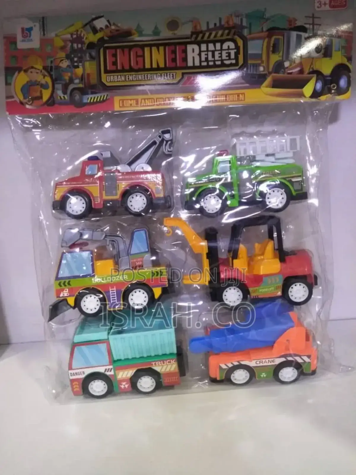 Set of 6 Fire Trucks