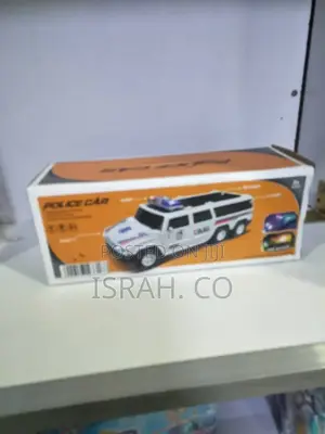 White Police Car Toy