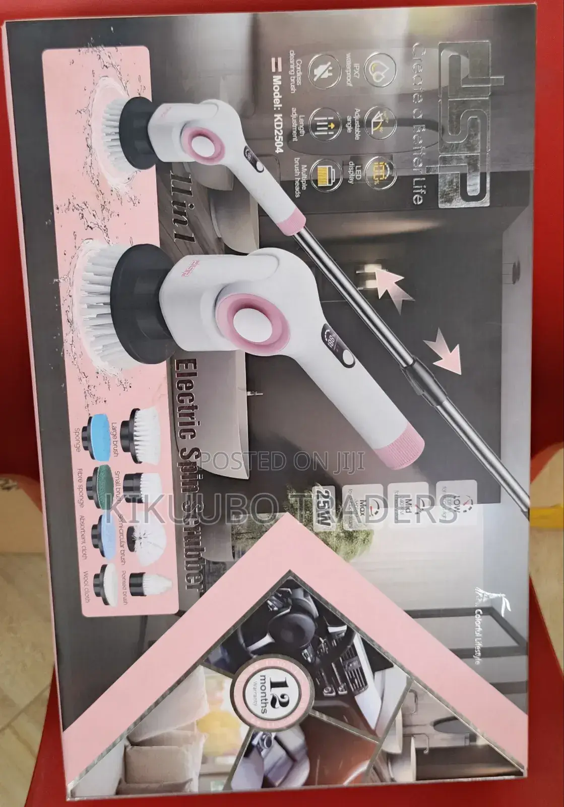 DSP Electric Spin Scrubber Brush (11in1)