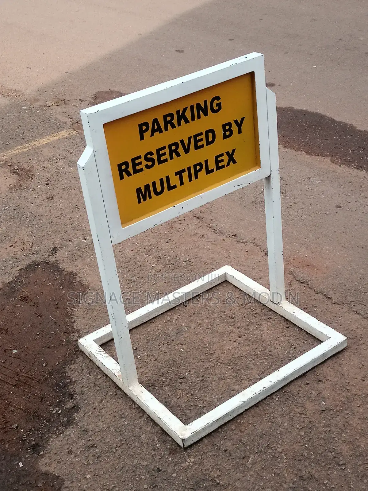 Metal Parking Reserve Sign