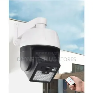 Solar Powered Sensor Simulation Monitoring Wall Light