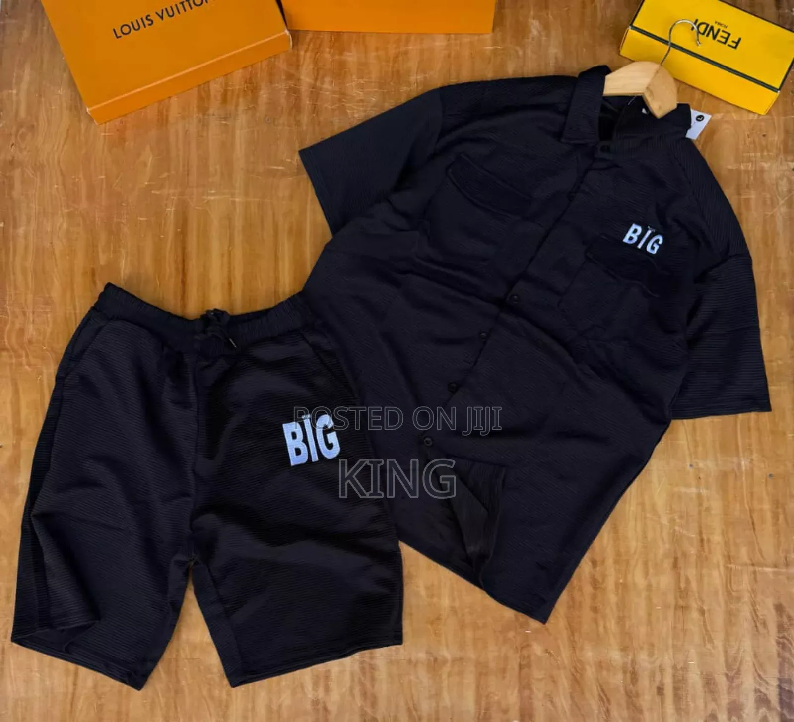 Black Big Drip 2-Piece Set.