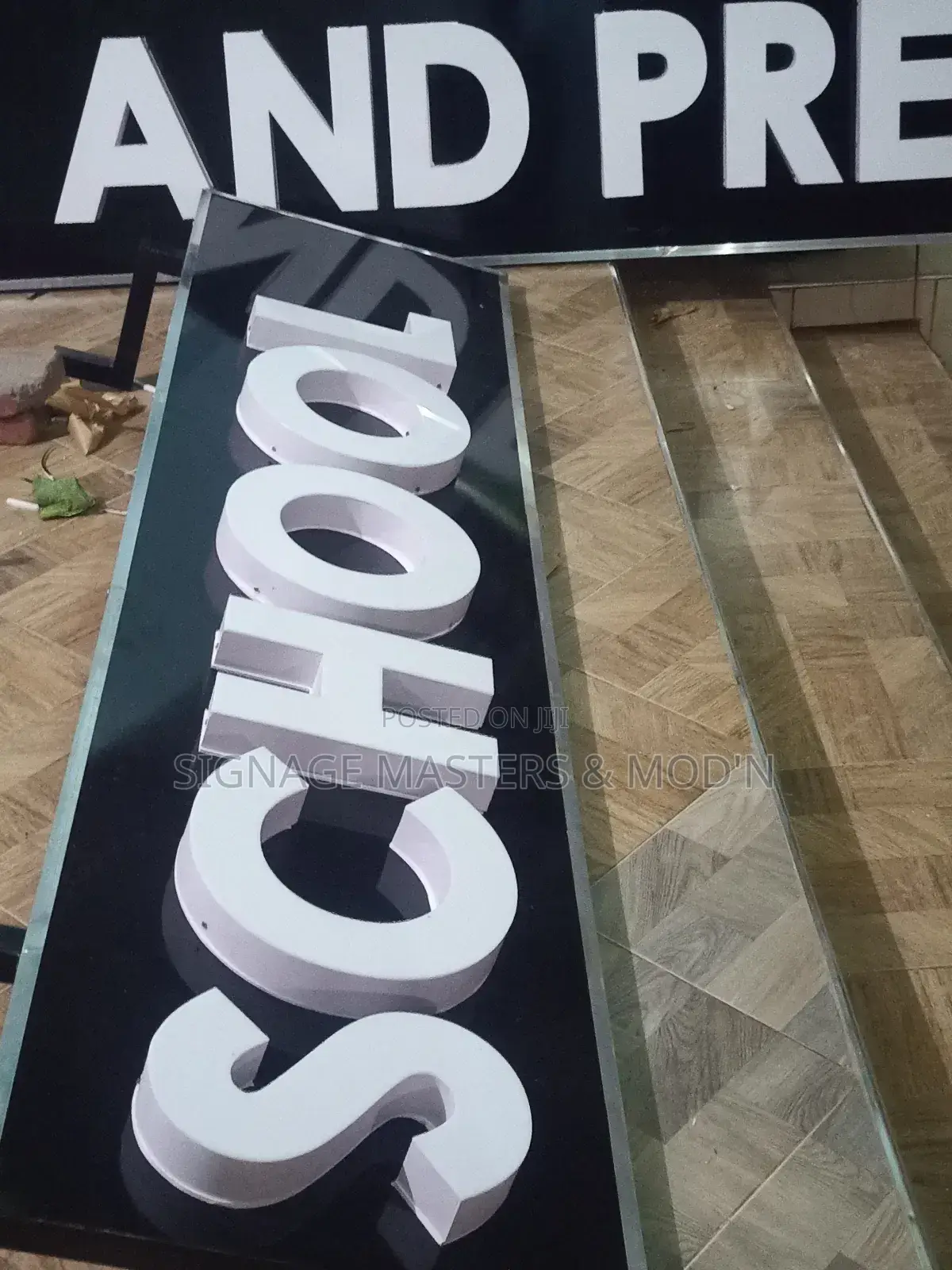 School Brand 3d Letters