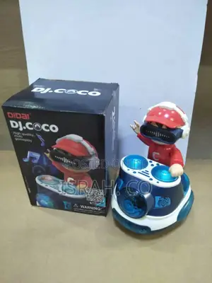 Toy, Featuring a Figure With Headphones and a Dj Deck