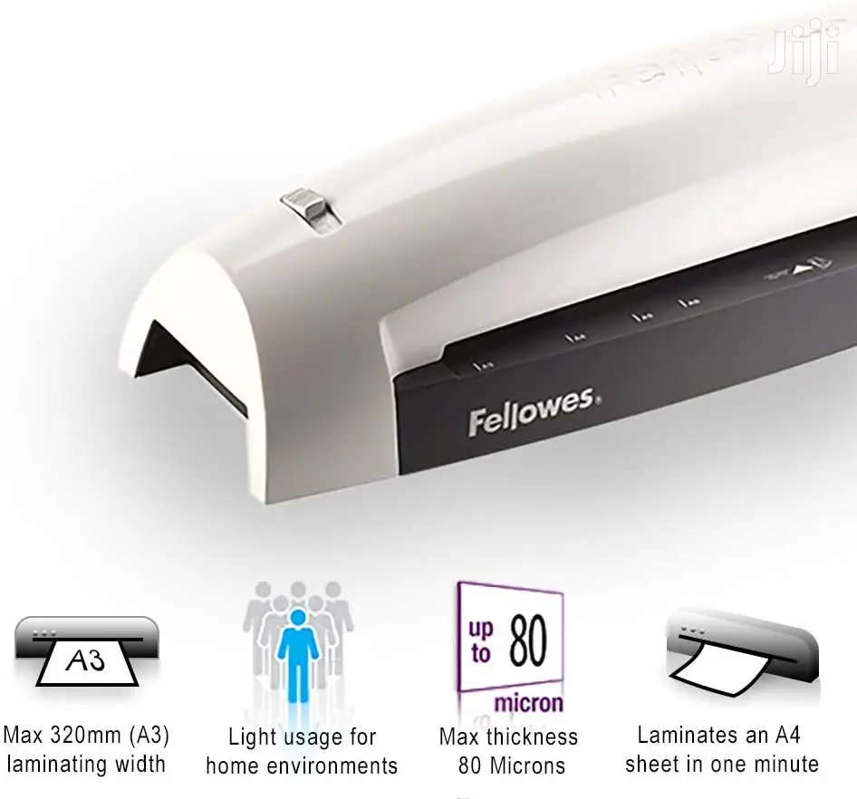 Fellowes Lunar A3 Home Laminator 80 Micron