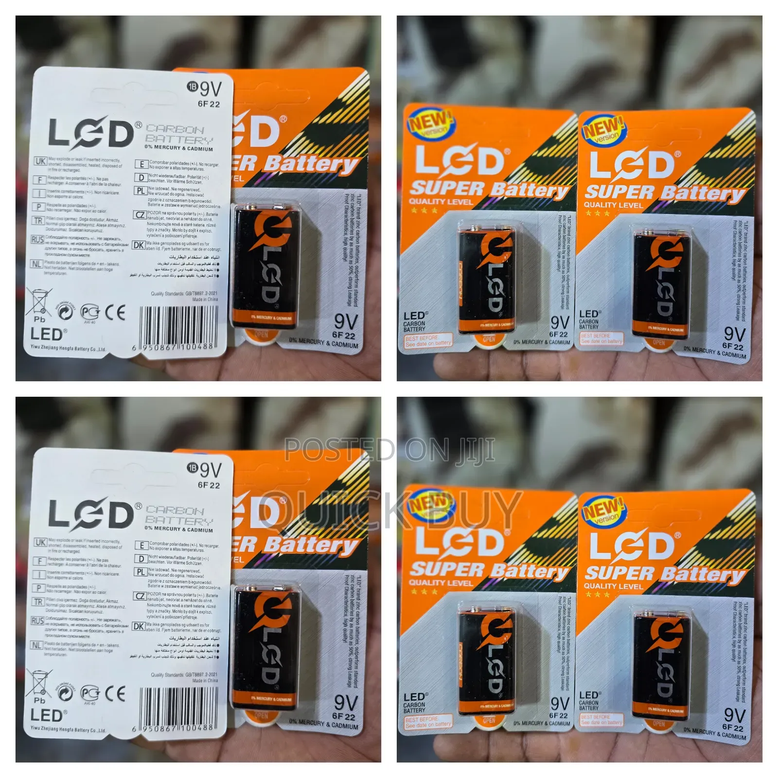 LCD 9v Super Battery