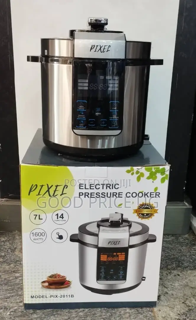 Pixel Electric Pressure Cooker 7l,14 Functions