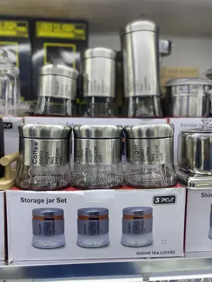 3 Piece Storage Jar Set