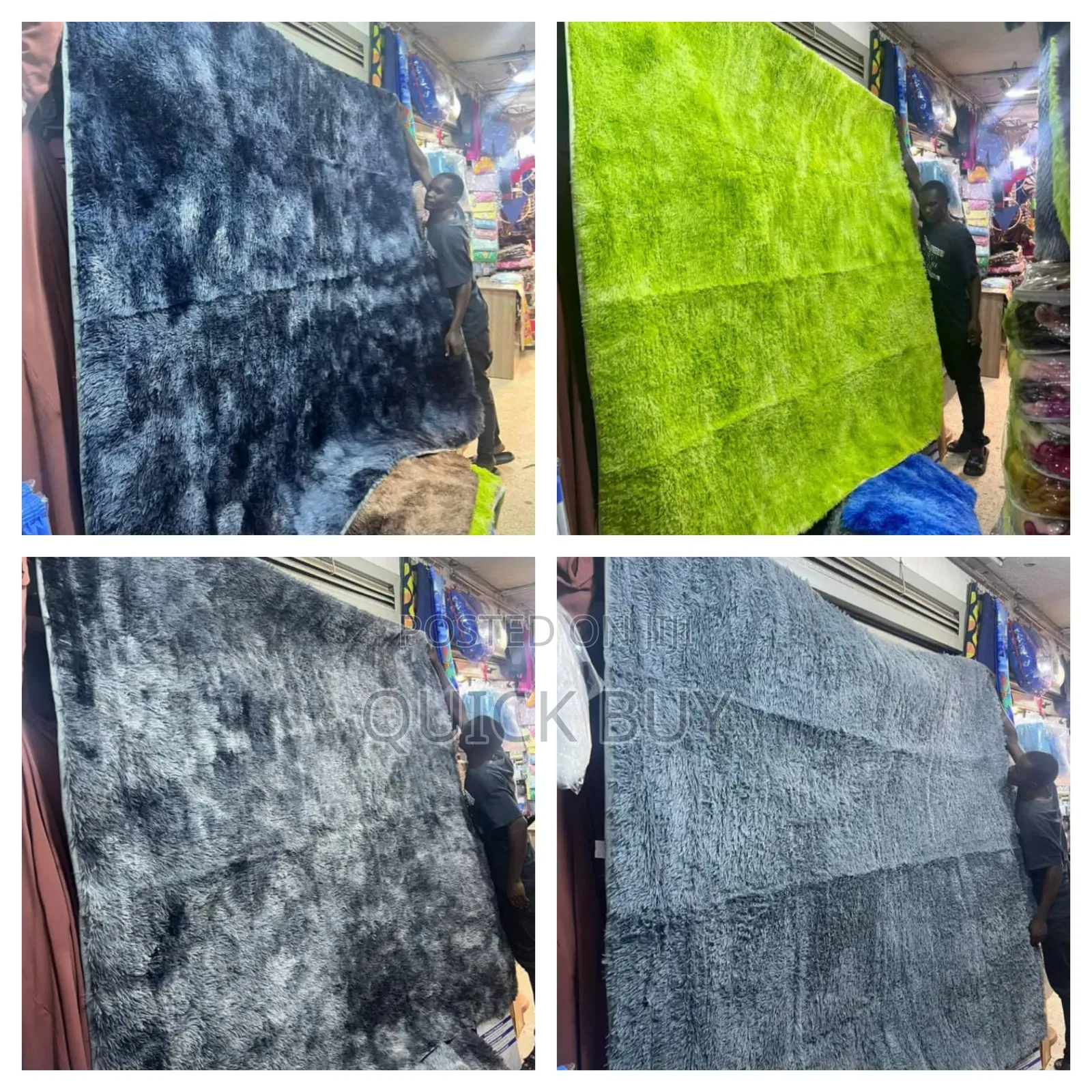 3m by 2m Fluffy Center Carpet