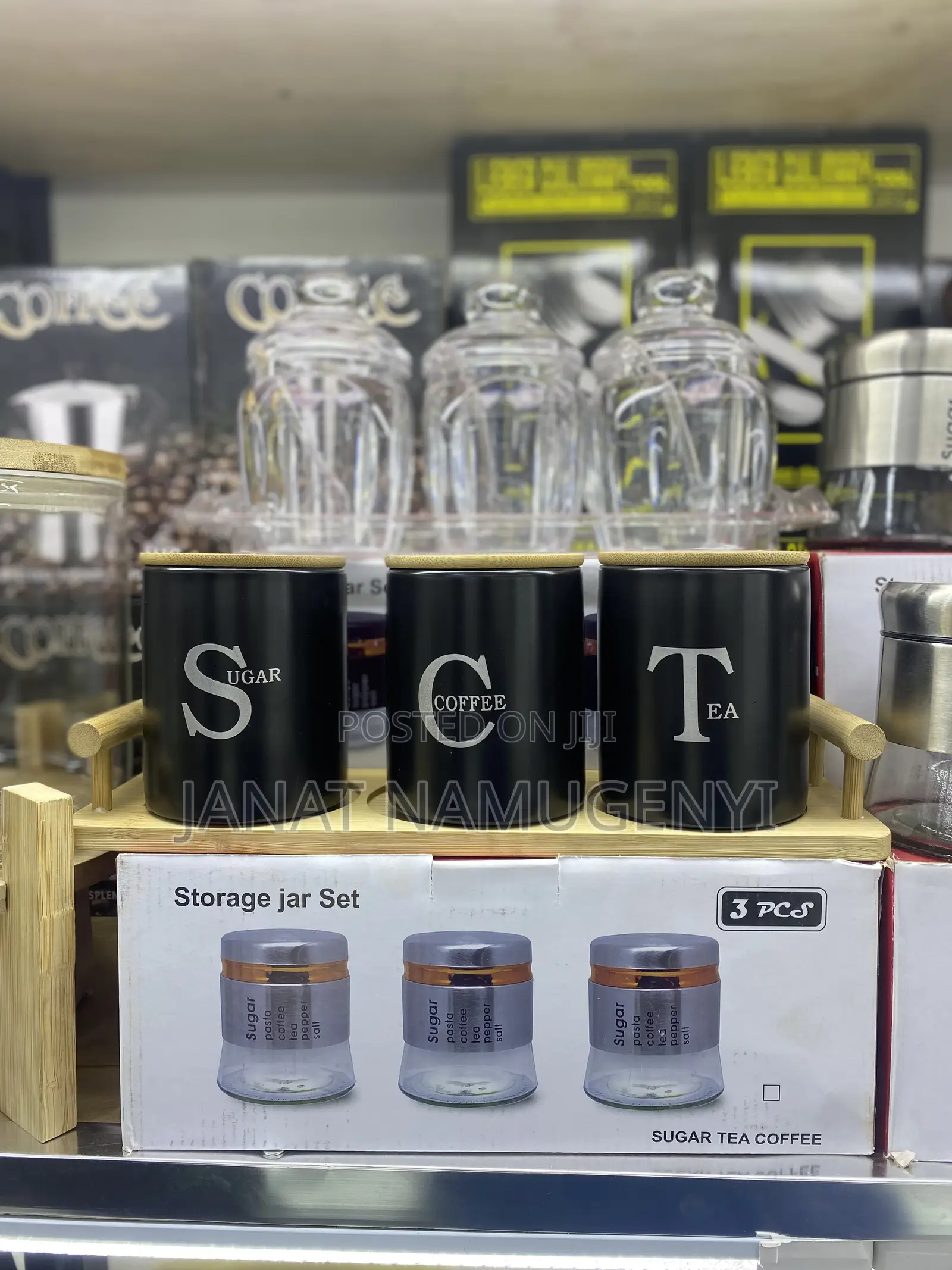 3 Piece Storage Jar Set
