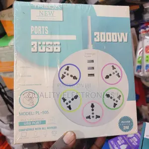 3000w Extension Cable With Usb Ports