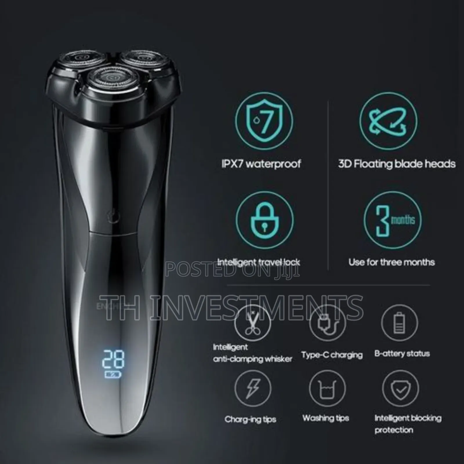 Enchen Blackstone3 Shaver Beard Smoother - Black