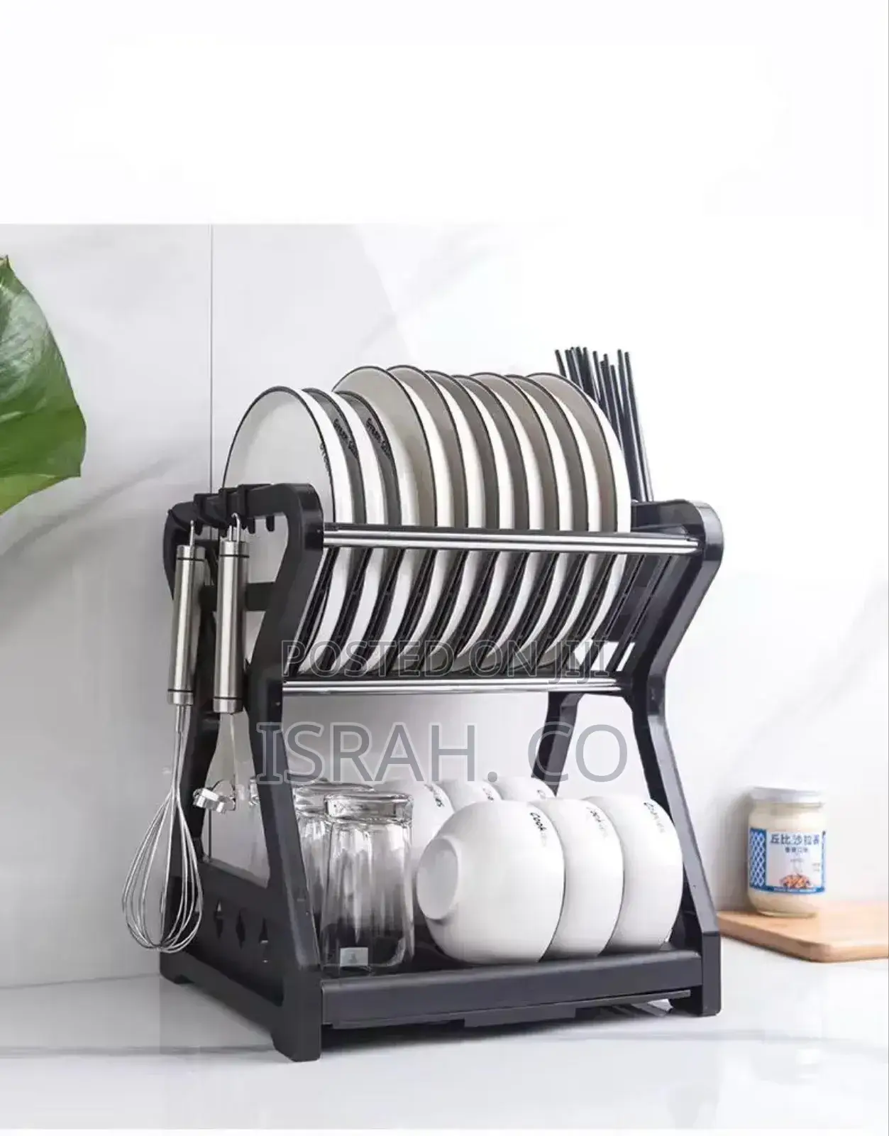 The Double-Layered Kitchen Dish Rack