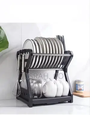The Double-Layered Kitchen Dish Rack