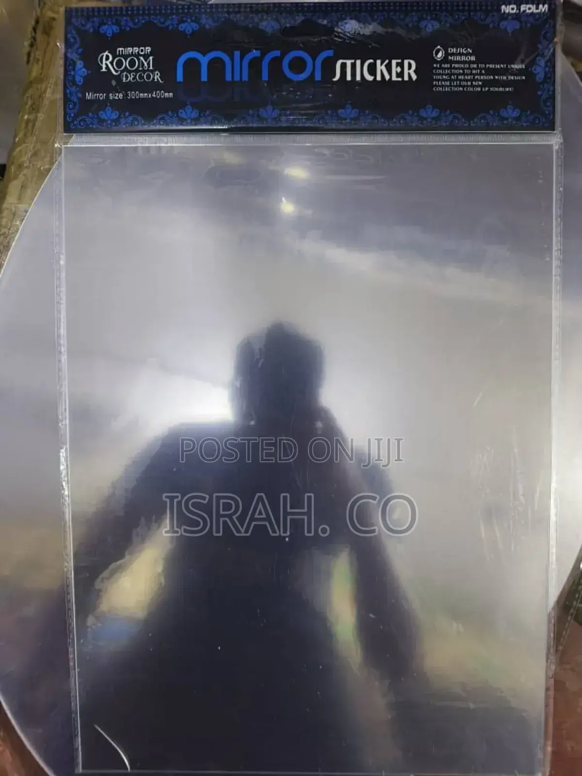 Smooth, Reflective Surfaced Mirror Sticker