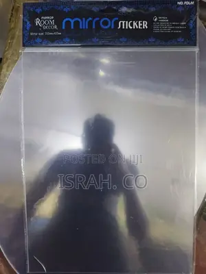 Smooth, Reflective Surfaced Mirror Sticker