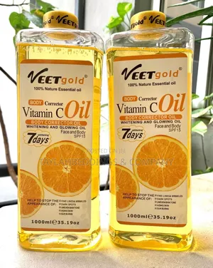 Veet Gold Vitamin C Face Body Corrector 7days Glowing Oil