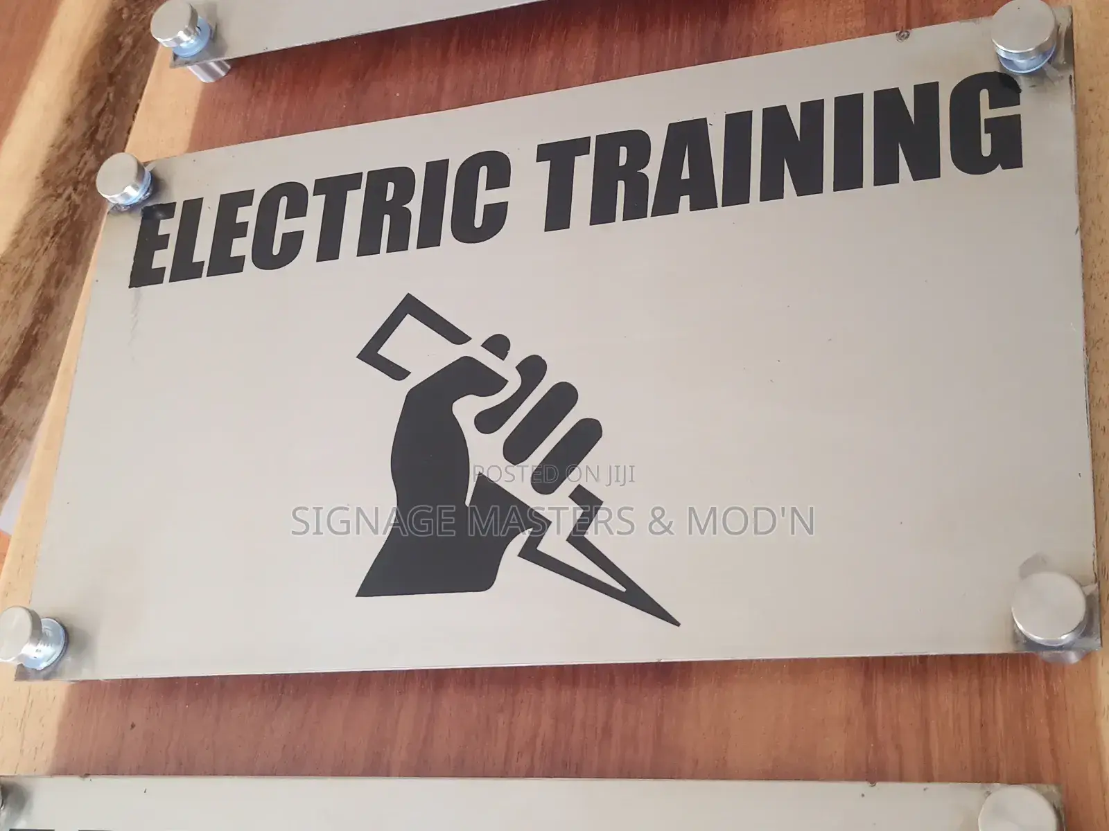 Stainless Steel Plate Door Labels