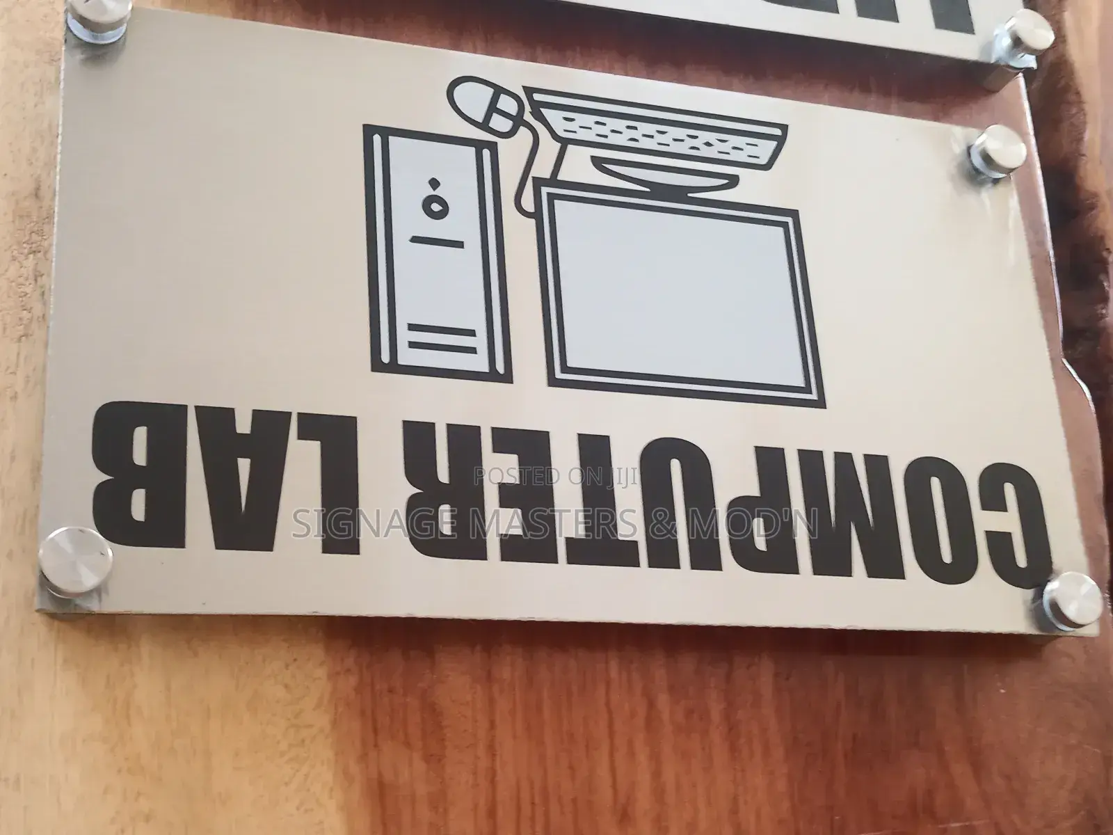 Stainless Steel Plate Door Labels