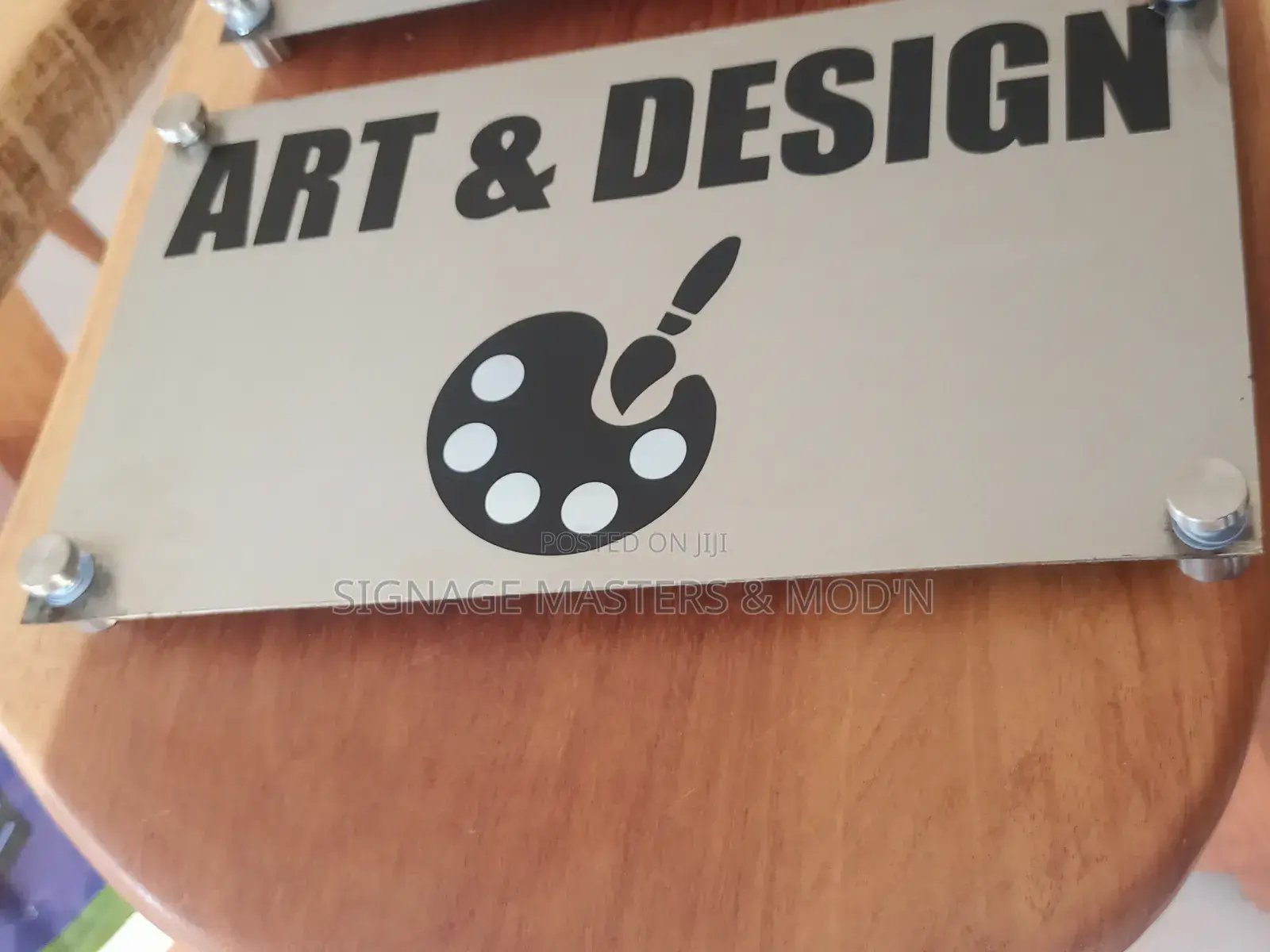 Stainless Steel Plate Door Labels