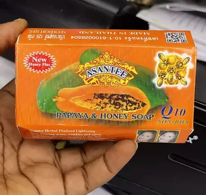 Asantee Papaya Honey Soap Bars With Vitamin C,E