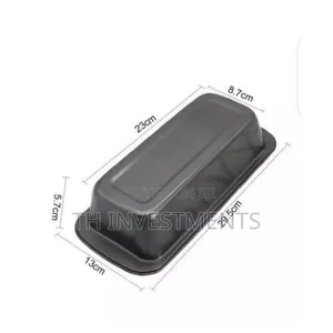 Bread Toast Loaf Pan And Muffin Cup Cake Mould - Black