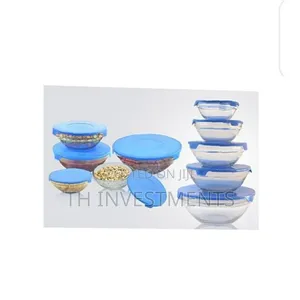 5 Pieces Glass Bowl Set - Clear