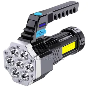 7 Led Cob Usb Rechargeable Flashlight