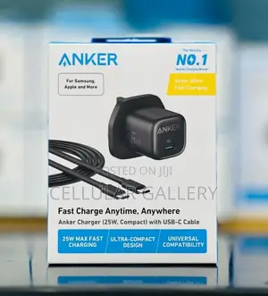 Anker Charger 25w, Compact With Usb-C Cable