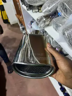 Car Muffler Exhaust Tip Resonated Stainless Steel