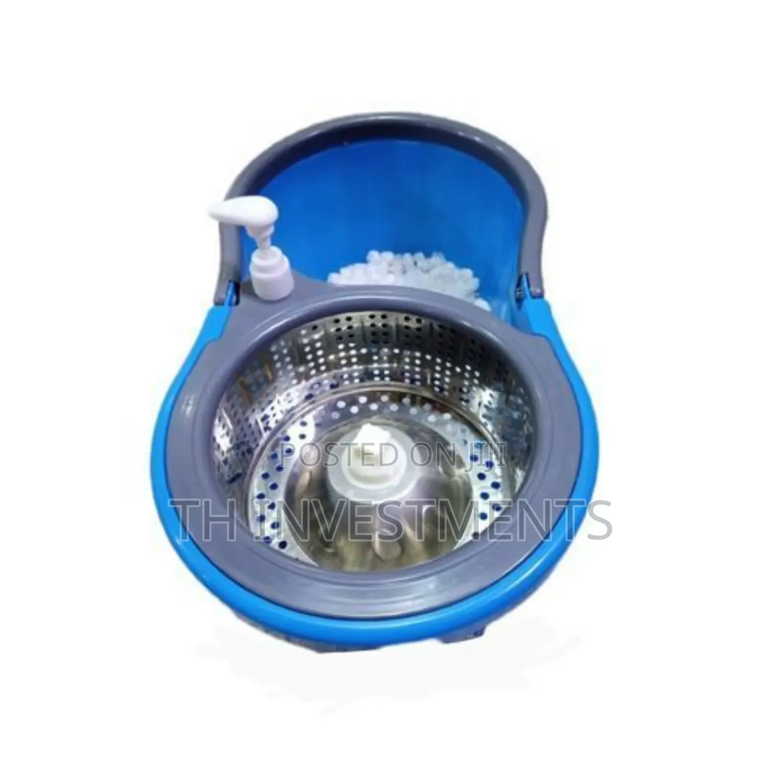 360 Spin Magic Mop With Bucket - Blue 