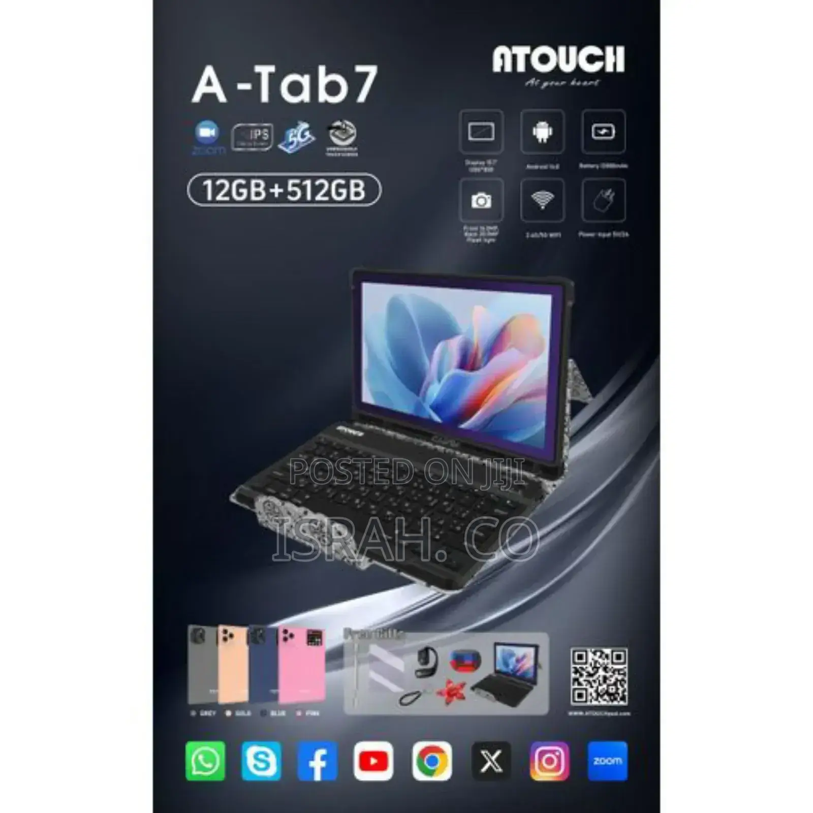 New Atouch AT7 512 GB Silver
