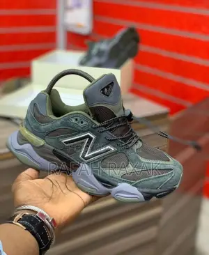 Original Green Suede New Balance 9060 Sneakers
