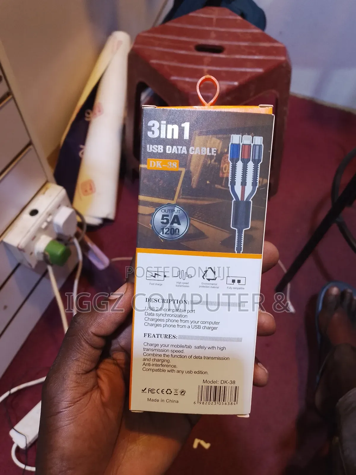 3 in 1 Usb Data Cable