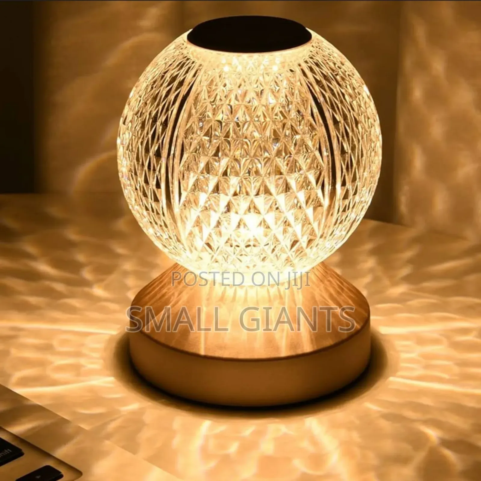 Crystal Night Light Desk Lamp