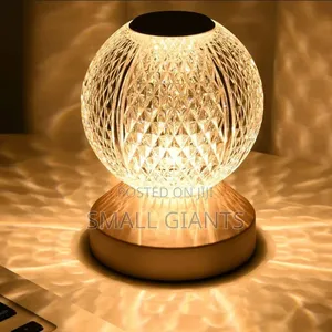 Crystal Night Light Desk Lamp