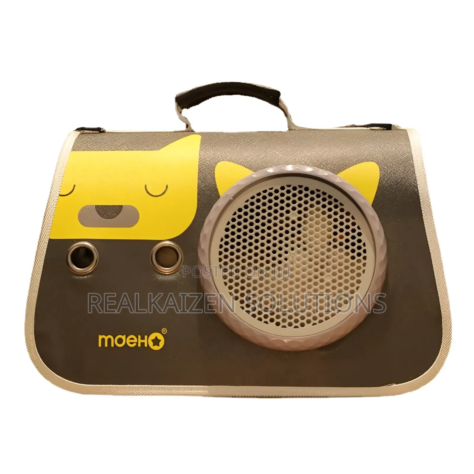 Breathable Pet Cat Carrier Bag With Ergonomic Handle + Strap
