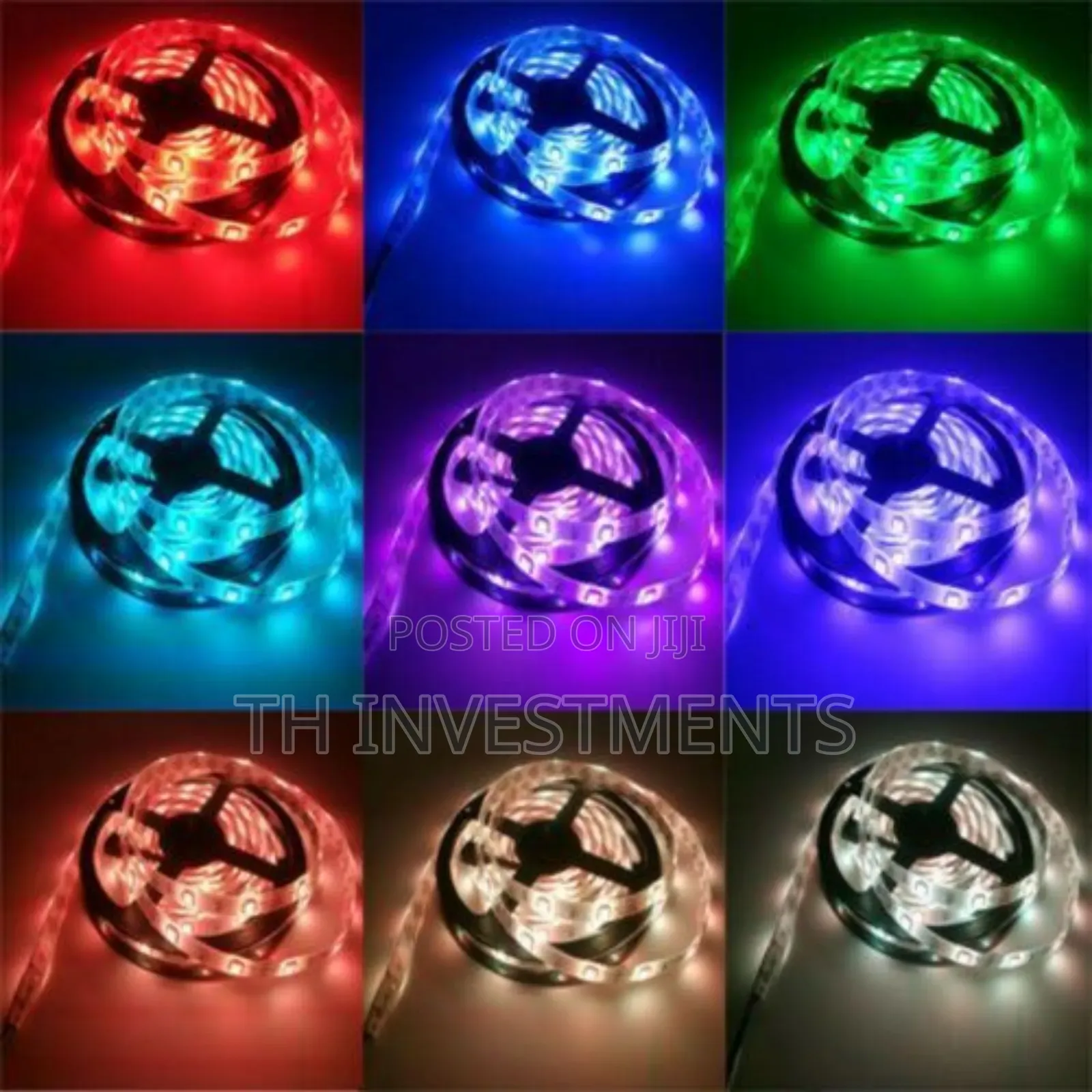 5 Meter RGB Led Strip With Remote White