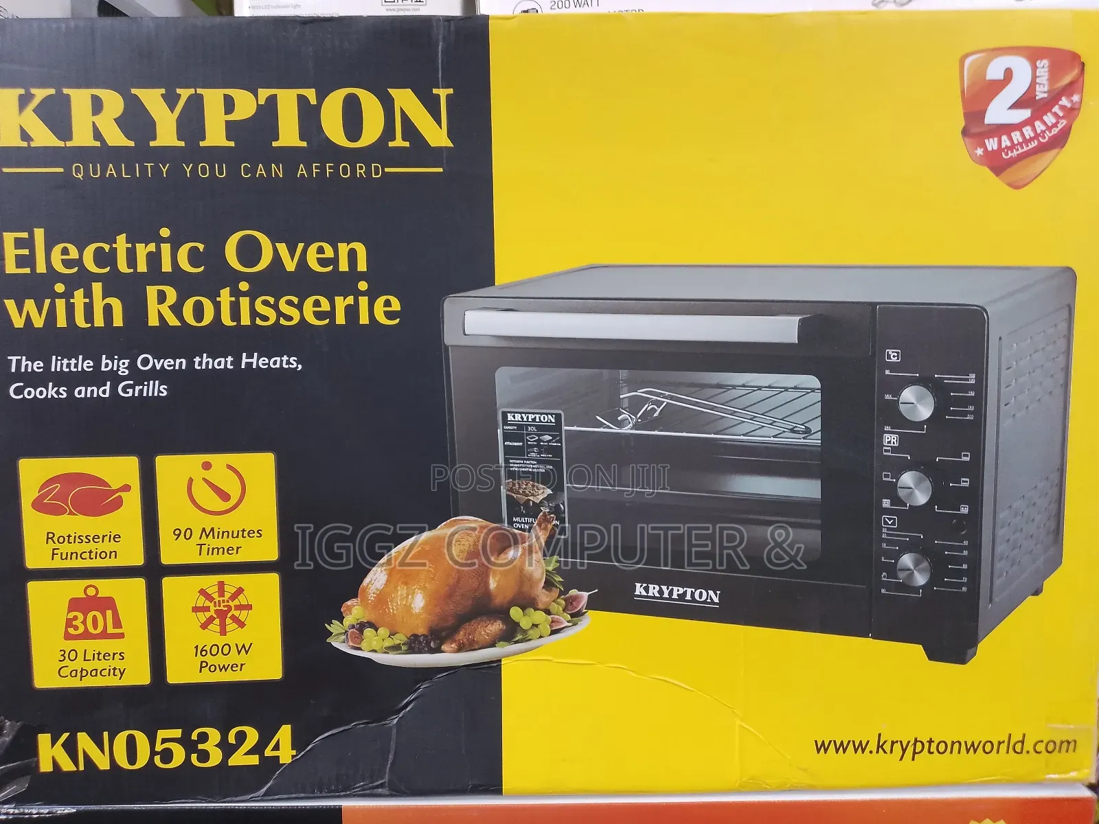 Krypton Electric Oven With Rotisserie