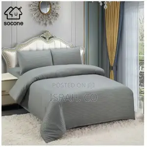Grace Foam 6*6 4pc Cotton Satin Double Duvet Set,